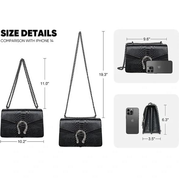 Faux Snakeskin Purse - Picture 12 of 12